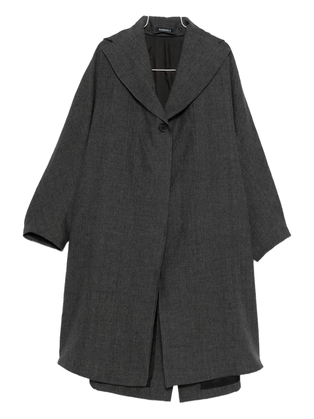 Rundholz Single-breasted Coat In Gray