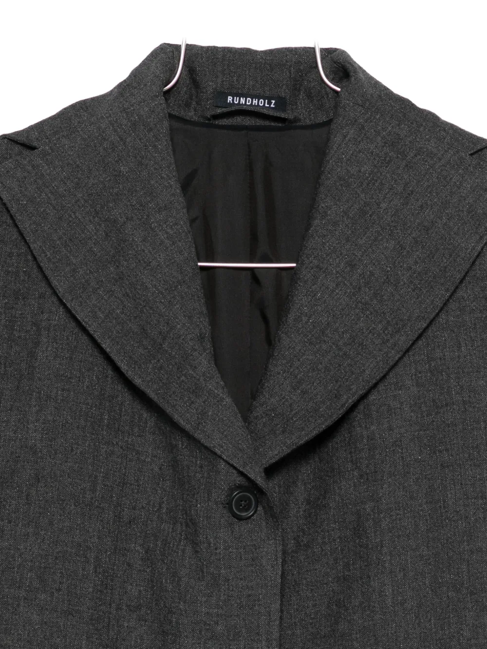 Rundholz Single-breasted Coat In Gray