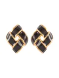 Susan Caplan Vintage 1990s d'Orlan clip-on earrings - Black