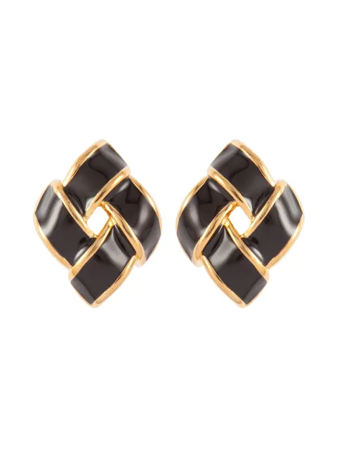 Susan Caplan Vintage 1990s d'Orlan clip-on earrings