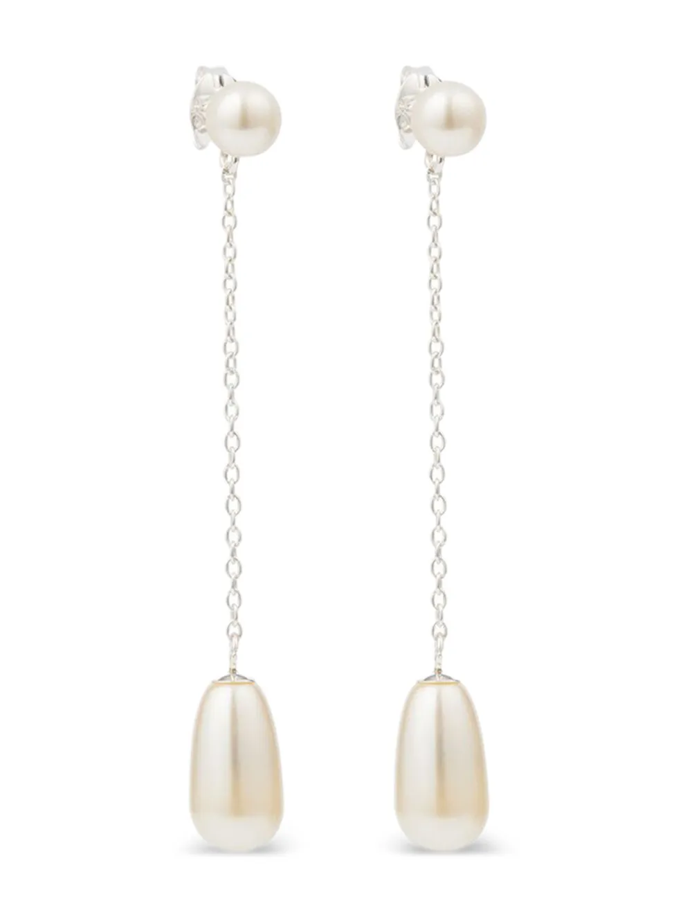 Susan Caplan Vintage faux-pearl drop earrings - Argento