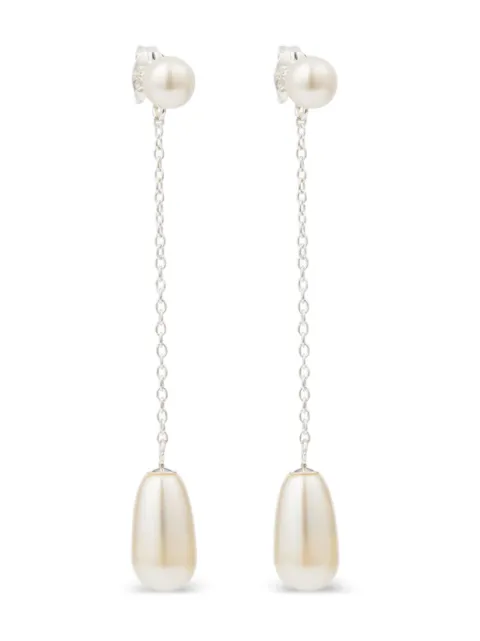 Susan Caplan Vintage faux-pearl drop earrings