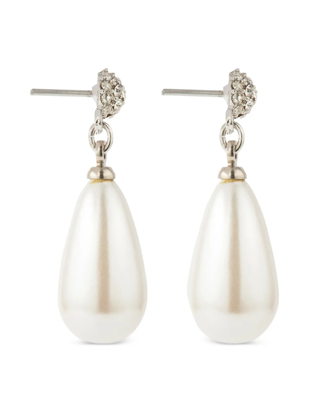 Susan Caplan Vintage aretes con perlas artificiales 1980 | Image 2