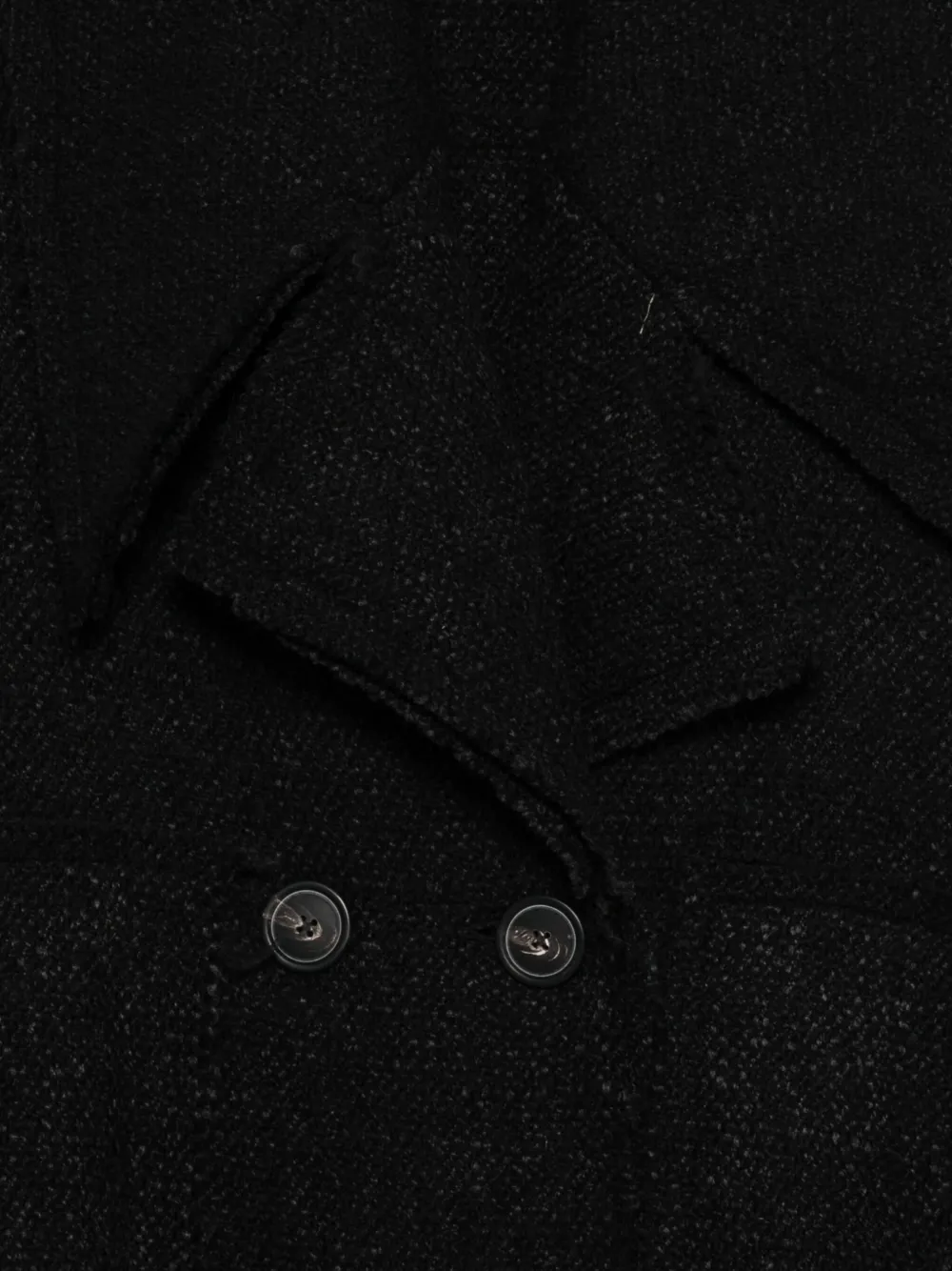 Rundholz Wollen jas Zwart