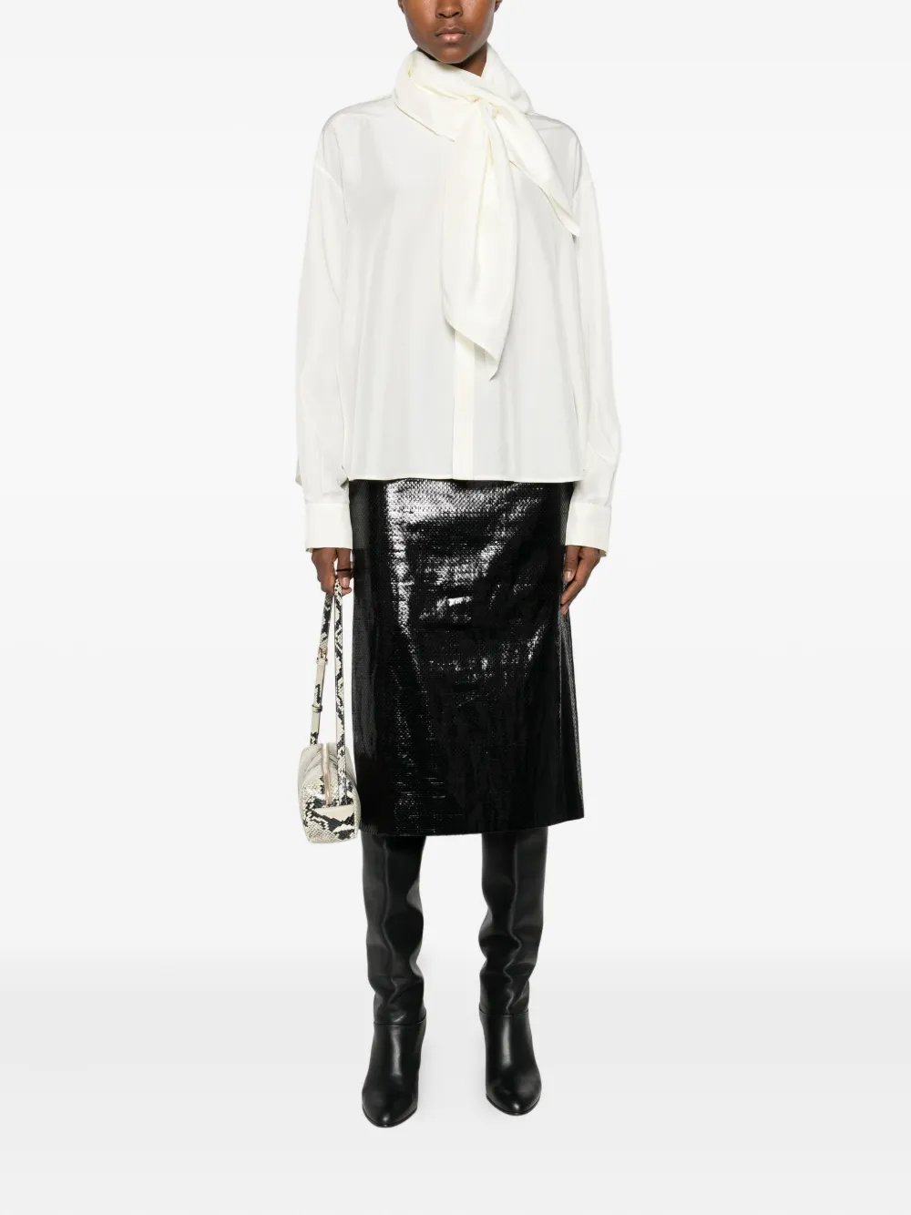 Carven silk blouse - Wit