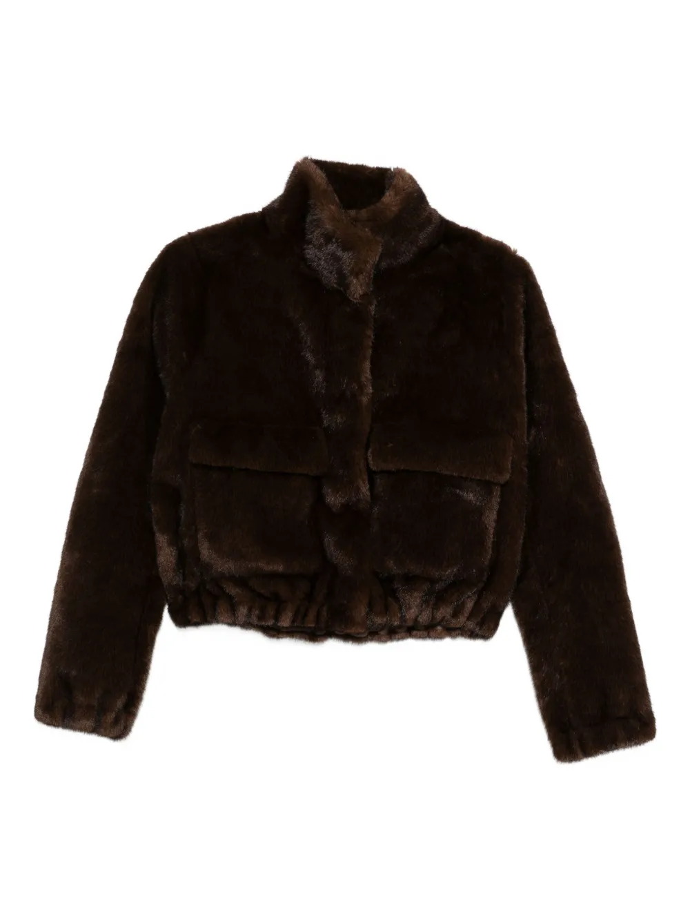VALENTINI 1972 faux-fur jacket - ブラウン VALENTINI 1972 faux-fur jacket - ブラウン