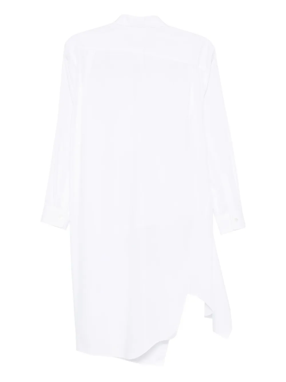 Comme Des Garçons draped shirt - Wit
