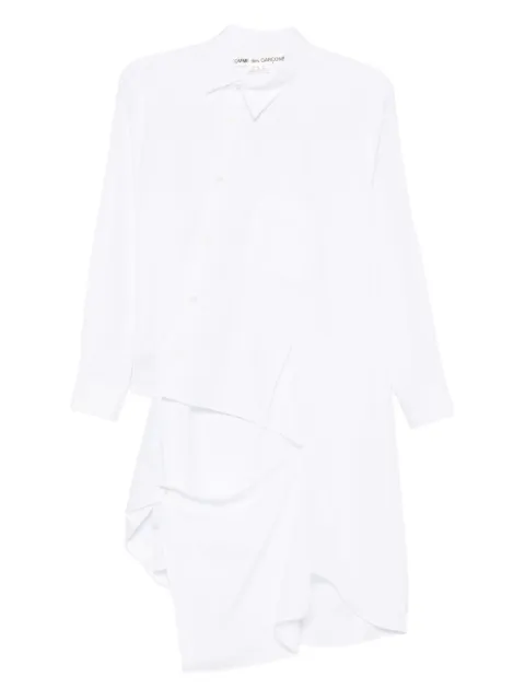 Comme Des Garçons قميص بثنيات