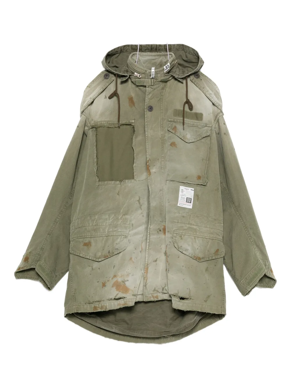 Miharayasuhiro Hooded Jacket In Green