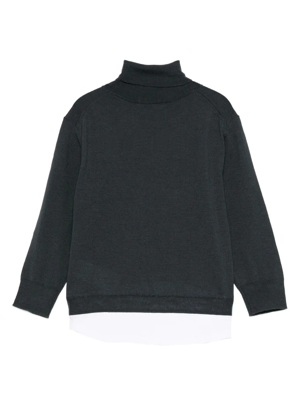 Paolo Pecora Kids roll-neck layered sweater | Boys Knitwear | Image 2