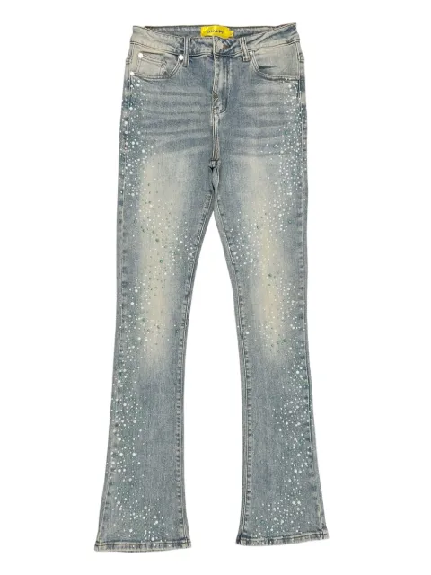 GUAPI pearl-embellished jeans