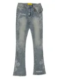 GUAPI crystal-cross jeans - Blue