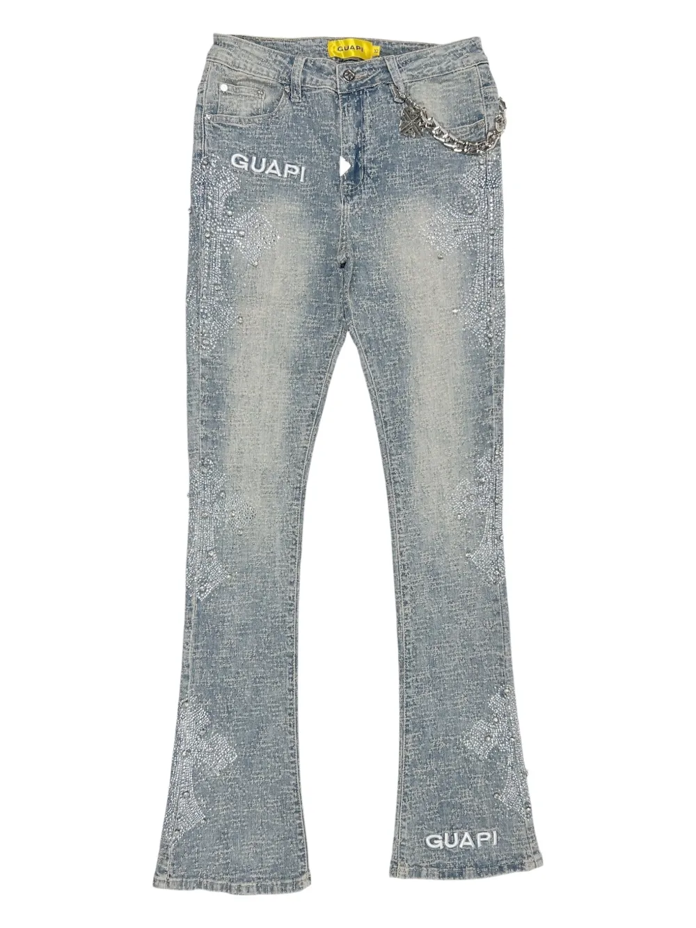GUAPI crystal-cross jeans | Blue | Image 1