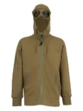 C.P. Company goggle zip-up hoodie - Green