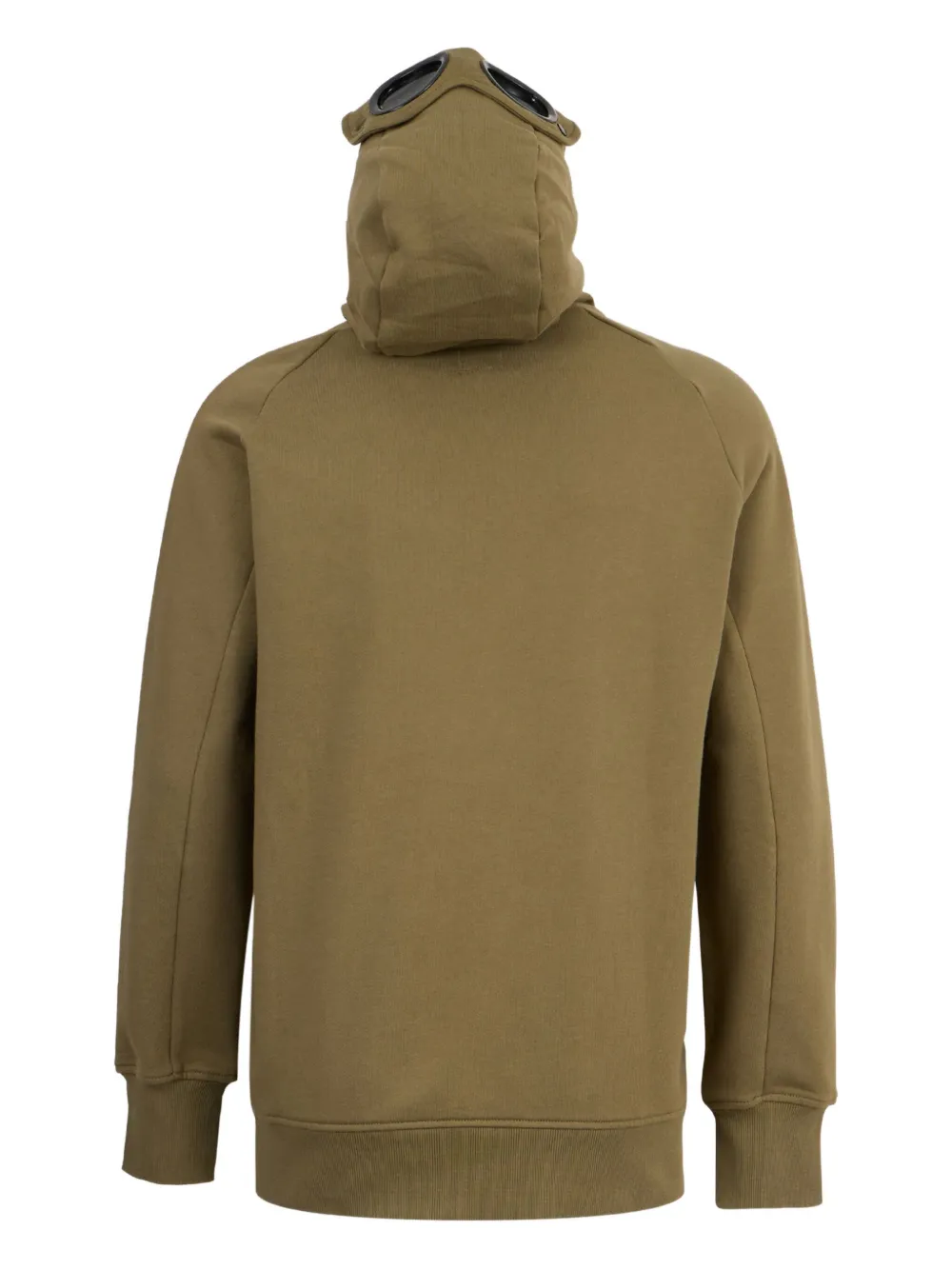 C.P. Company Goggle hoodie met rits Groen