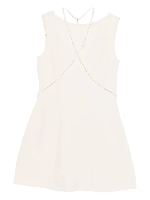 Rahil Hesan  bow-detailing mini dress