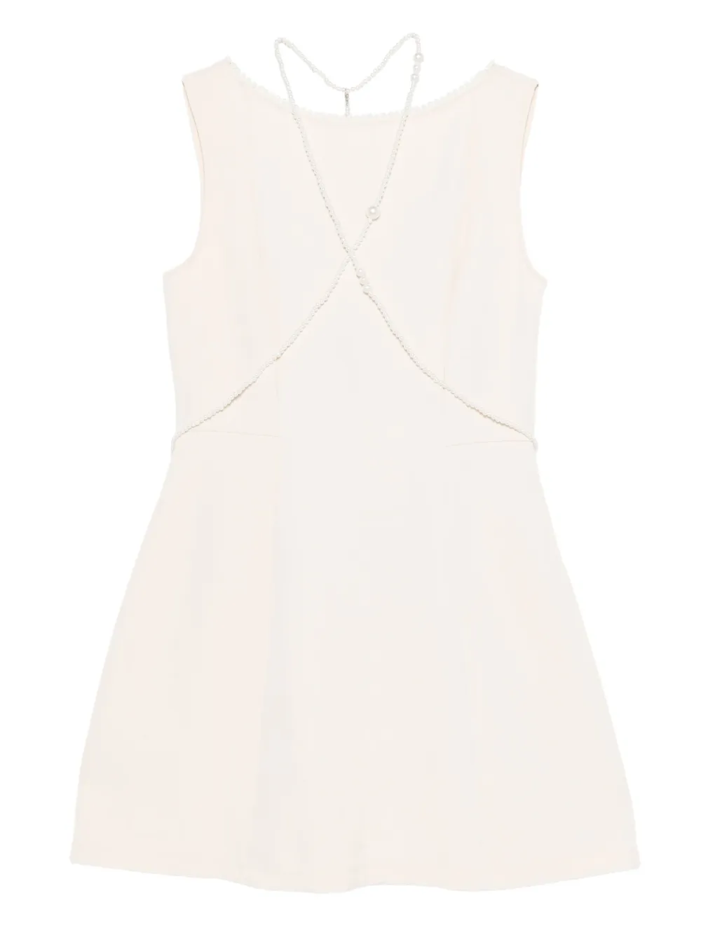 Rahil Hesan Abito corto con fiocco - Toni neutri