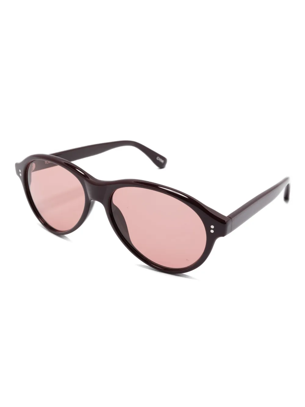 Chimi oval-frame sunglasses - Rood