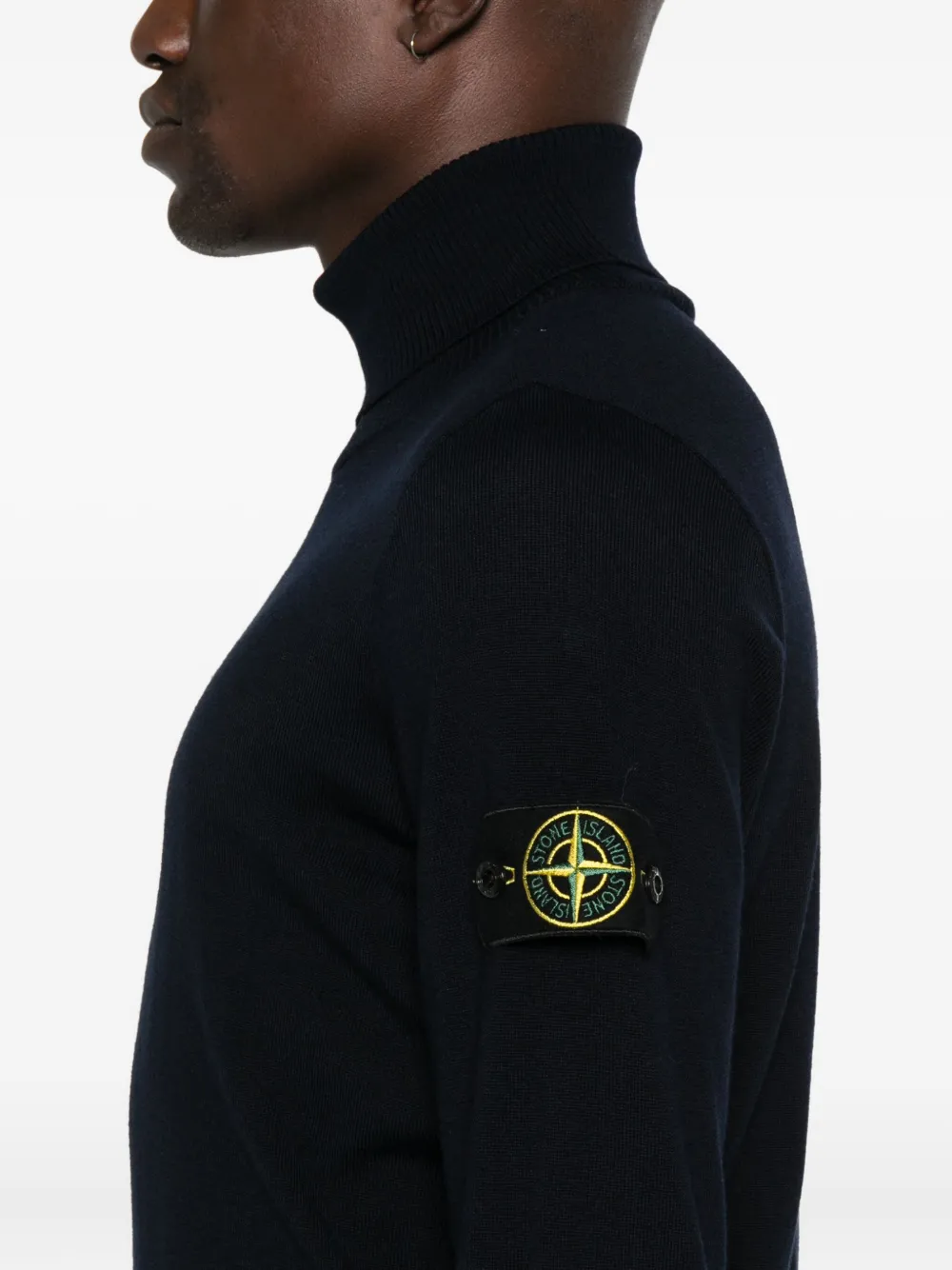 Stone Island Coltrui met logopatch Blauw
