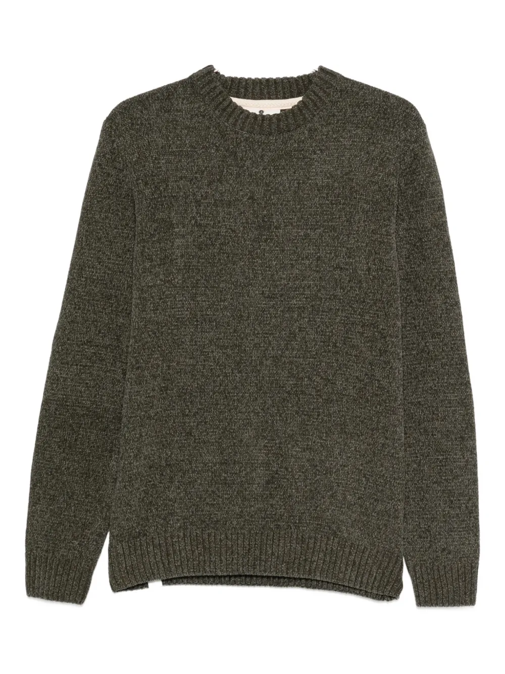 Anerkjendt Crew-neck Long-sleeve Sweater In Green