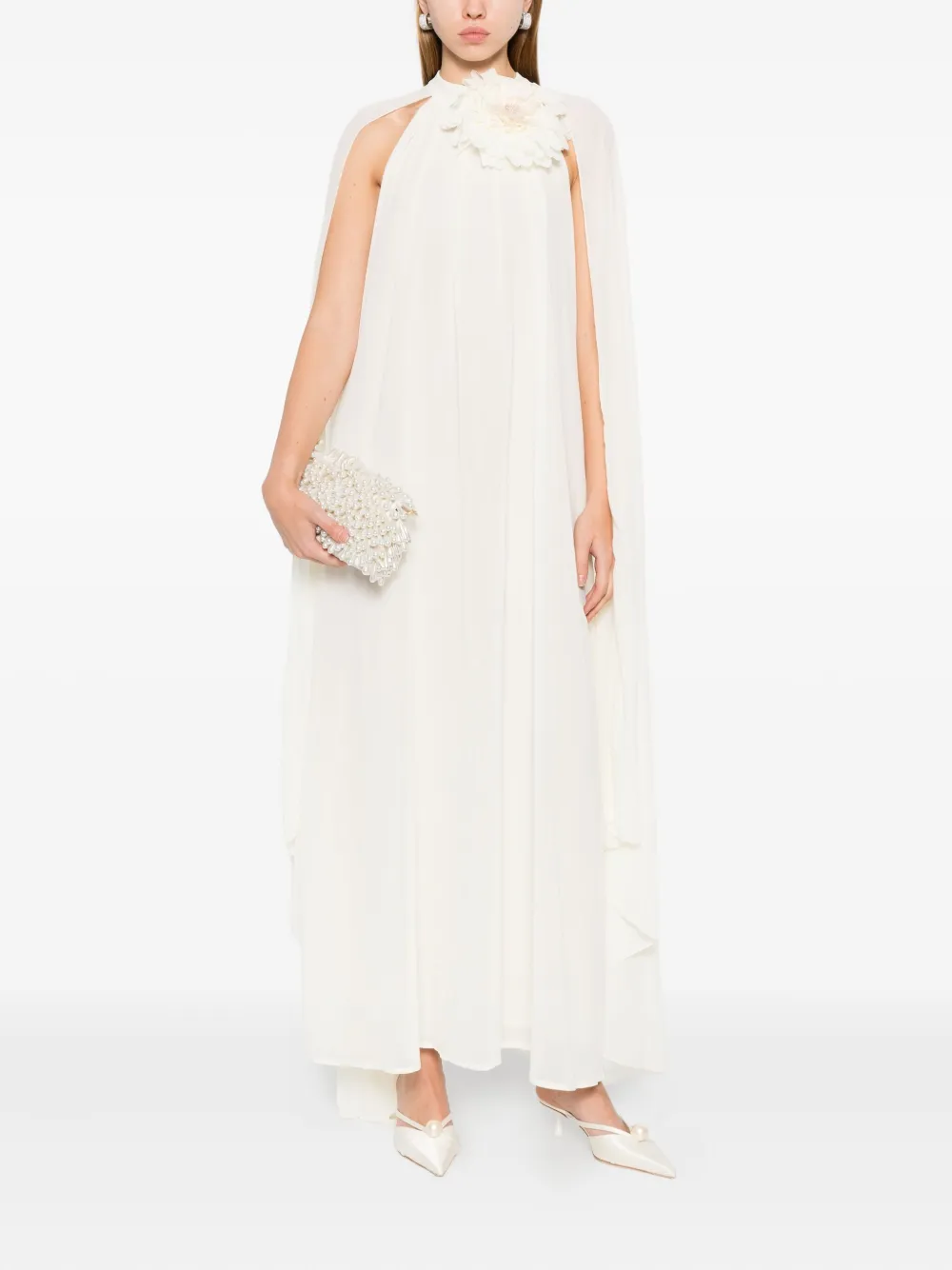 Rahil Hesan  floral-appliqué gown | Bridal Dresses | Image 2