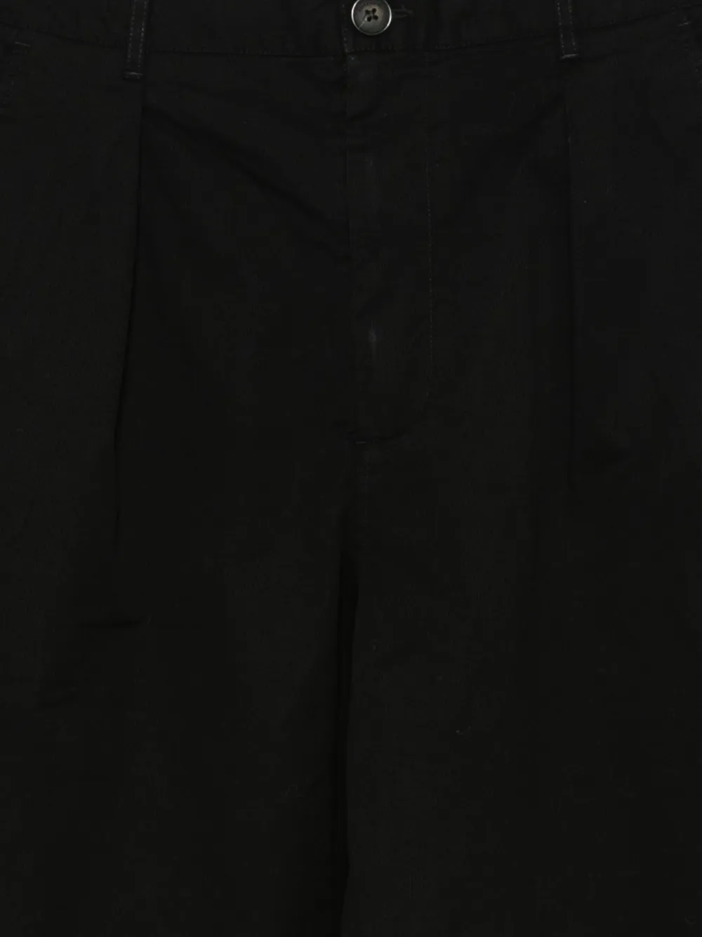 ANERKJENDT Broek met geplooide zak Zwart