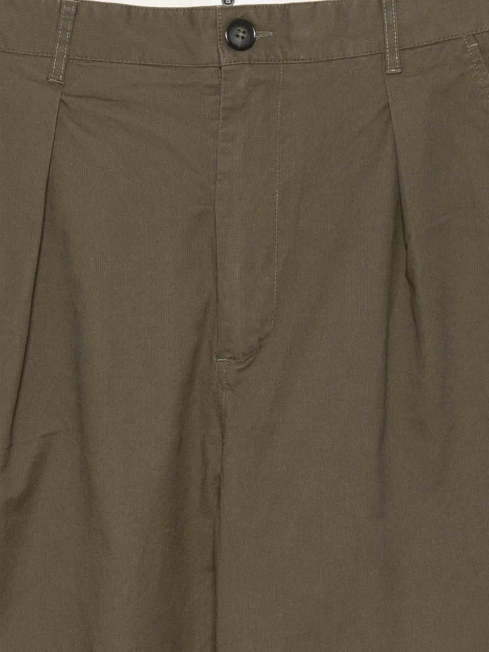 Anerkjendt Akjakob Pleated-front Trousers In Green