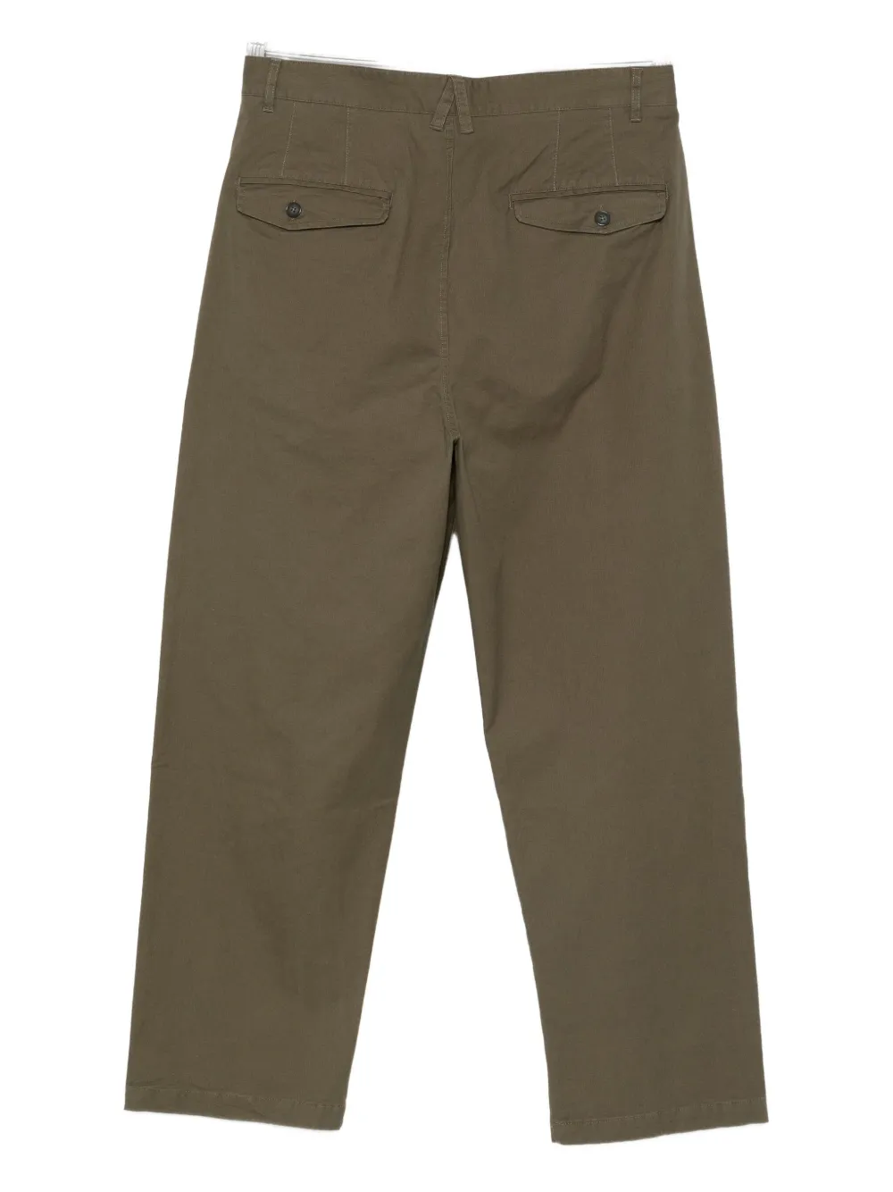 ANERKJENDT Akjakob pleated-front trousers - Groen