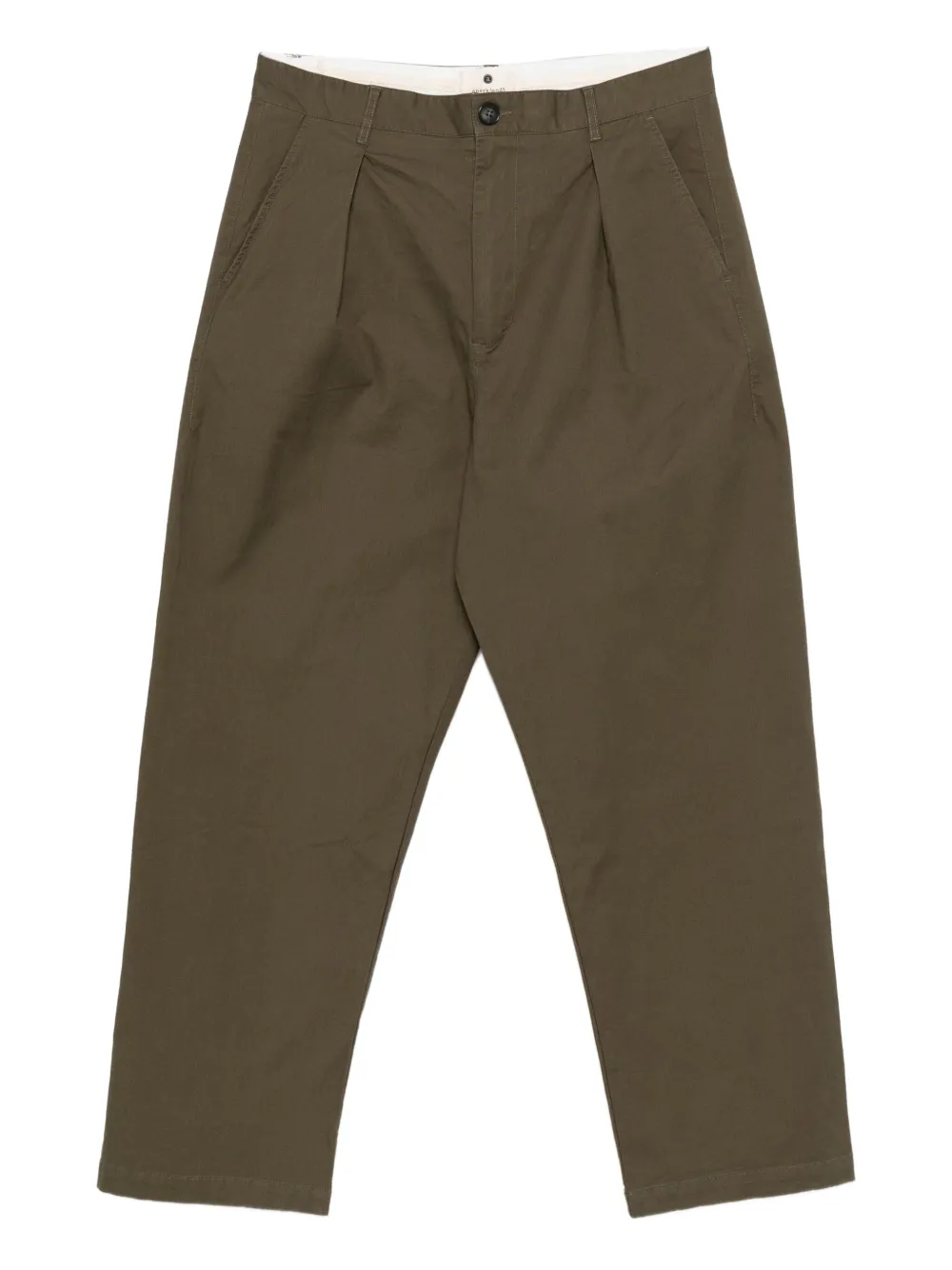 ANERKJENDT Akjakob pleated-front trousers | Green | Image 1