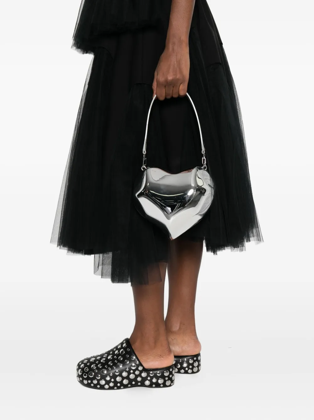 Noir Kei Ninomiya Tulle Skirt In Black