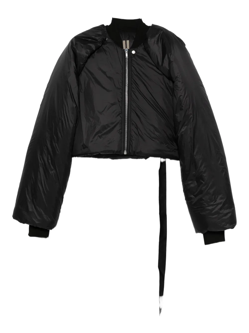 Rick Owens Drkshdw Cropped Padded Jacket In Black