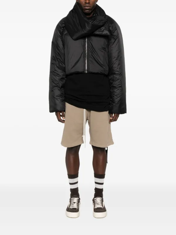 Rick Owens DRKSHDW クロップド パデッドジャケット | ブラック