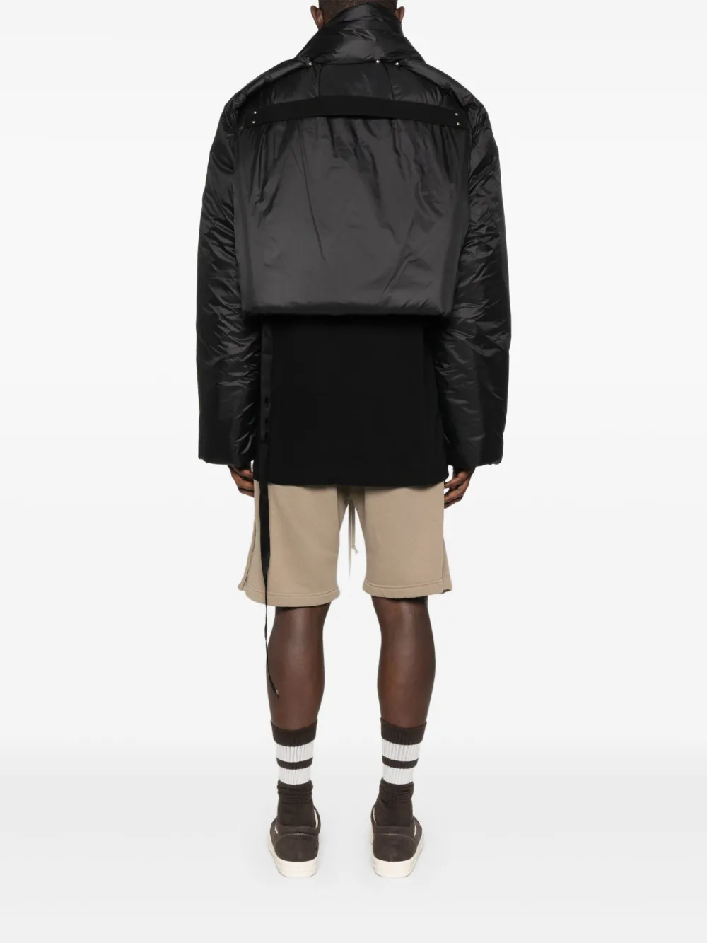 Rick Owens DRKSHDW クロップド パデッドジャケット | ブラック