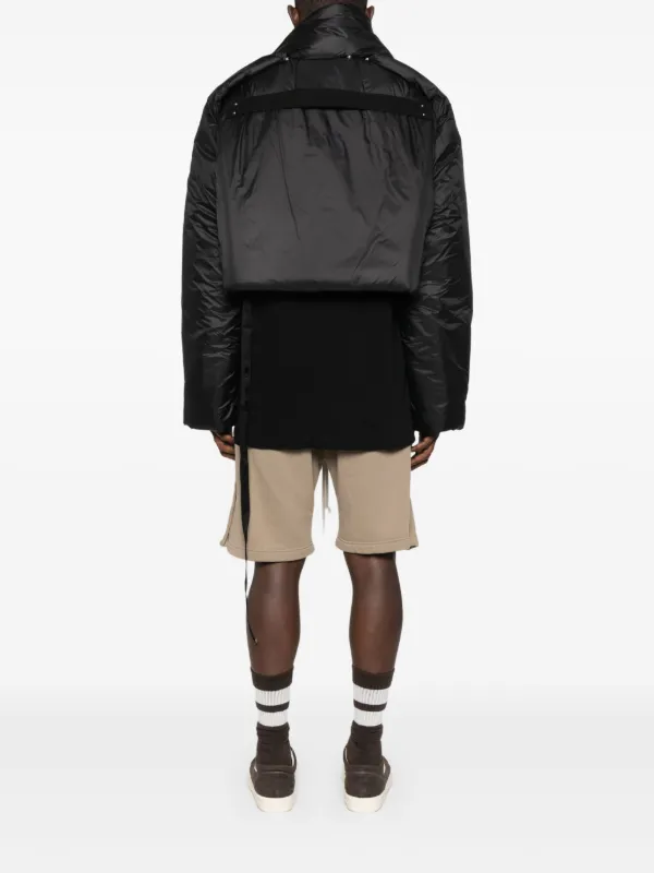 Rick Owens DRKSHDW クロップド パデッドジャケット | ブラック
