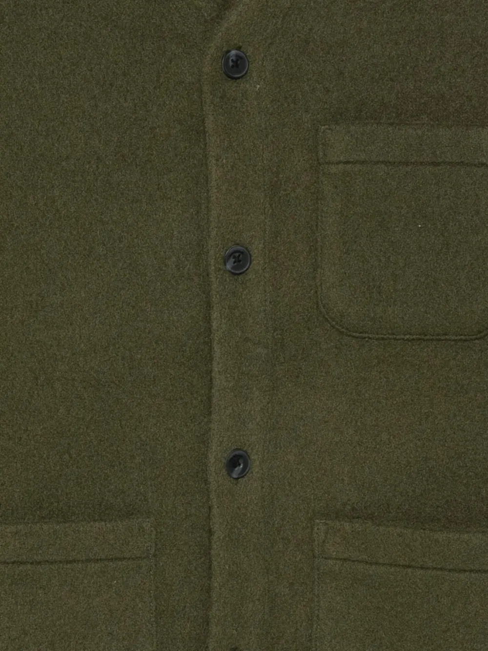 Anerkjendt Button-front Patch-pocket Cardigan In Green