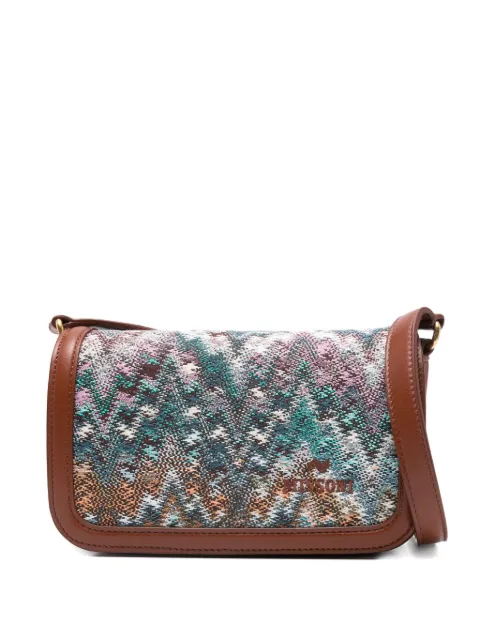Missoni patterned leather cross body bag