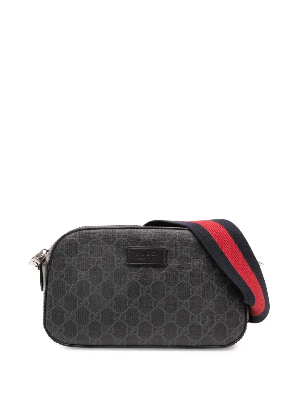 Gucci Pre-Owned 2016-2025 GG Supreme Web crossbody bag | Black | Image 1