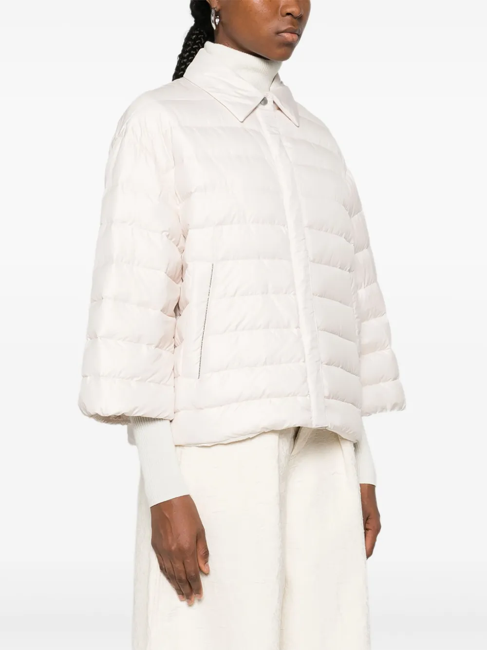 Peserico Gewatteerd donsjack Beige