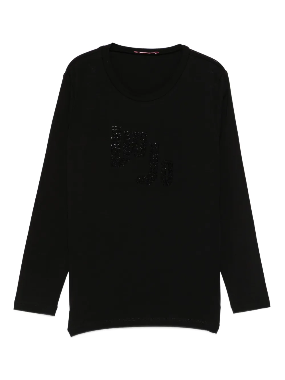 LIU JO playera con detalles de strass | negro | Image 1