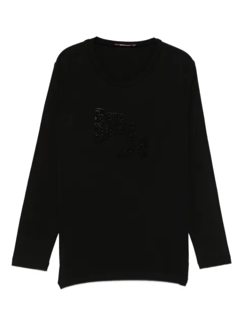 LIU JO playera con detalles de strass