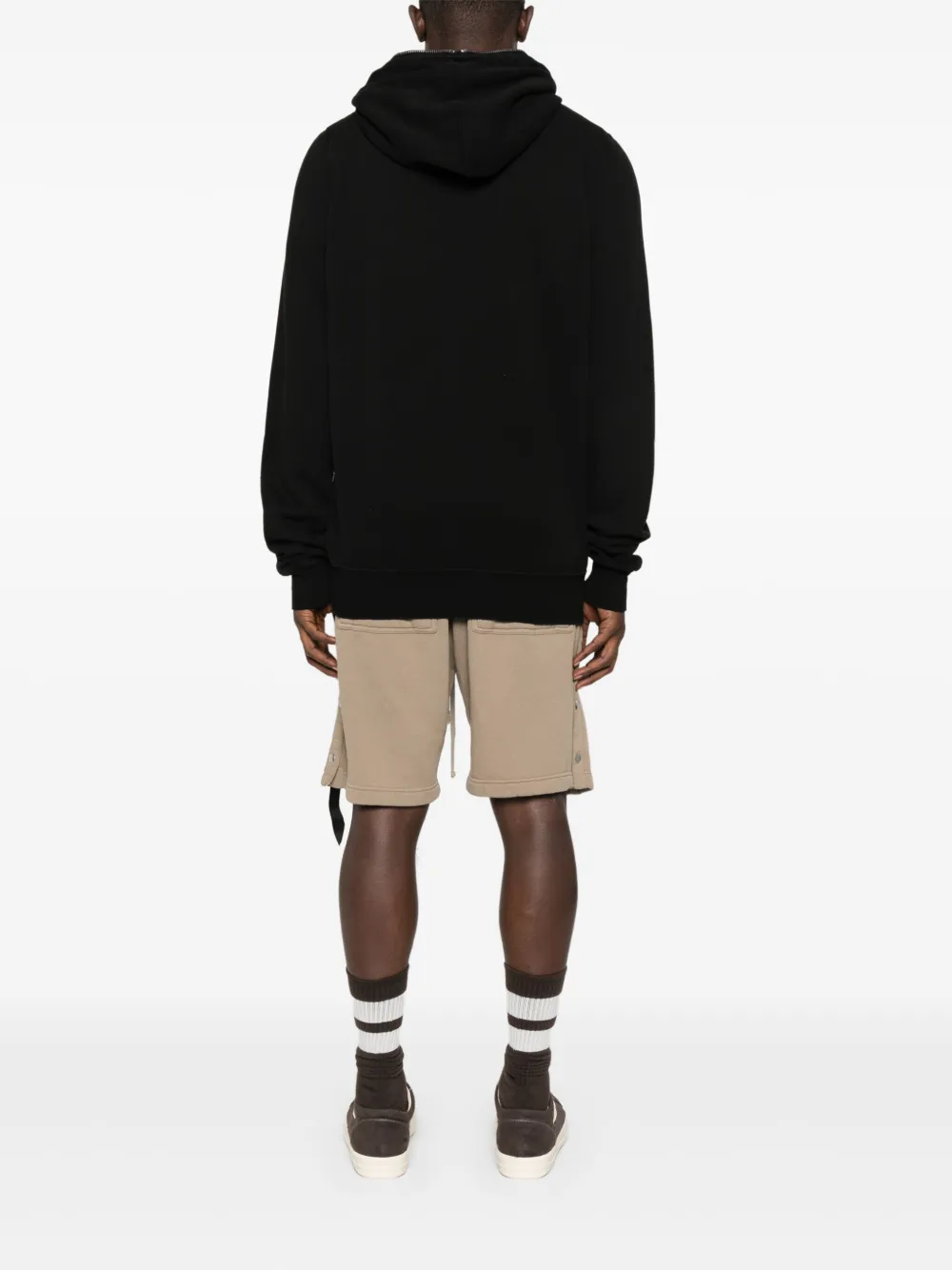 Rick Owens DRKSHDW Gimp katoenen hoodie met rits Zwart