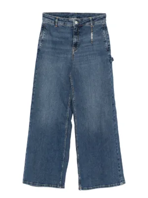 Misha & Puff corduroy-texture Trousers | Blue | FARFETCH ZA