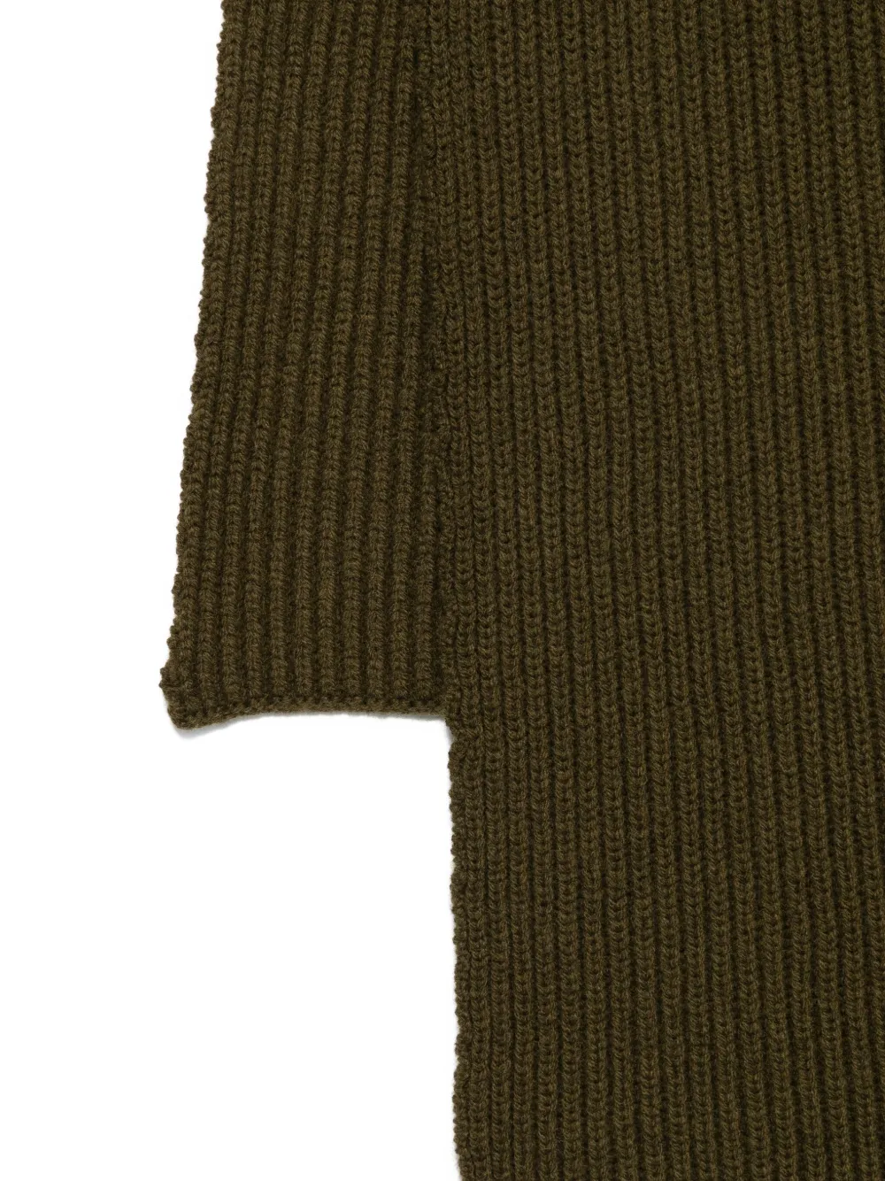 ANERKJENDT Geribbelde sjaal Groen