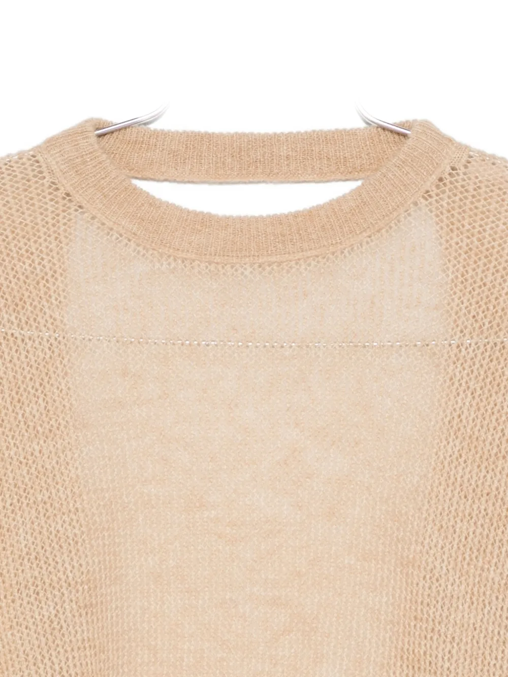 Haikure Open-back Sweater In Neutral
