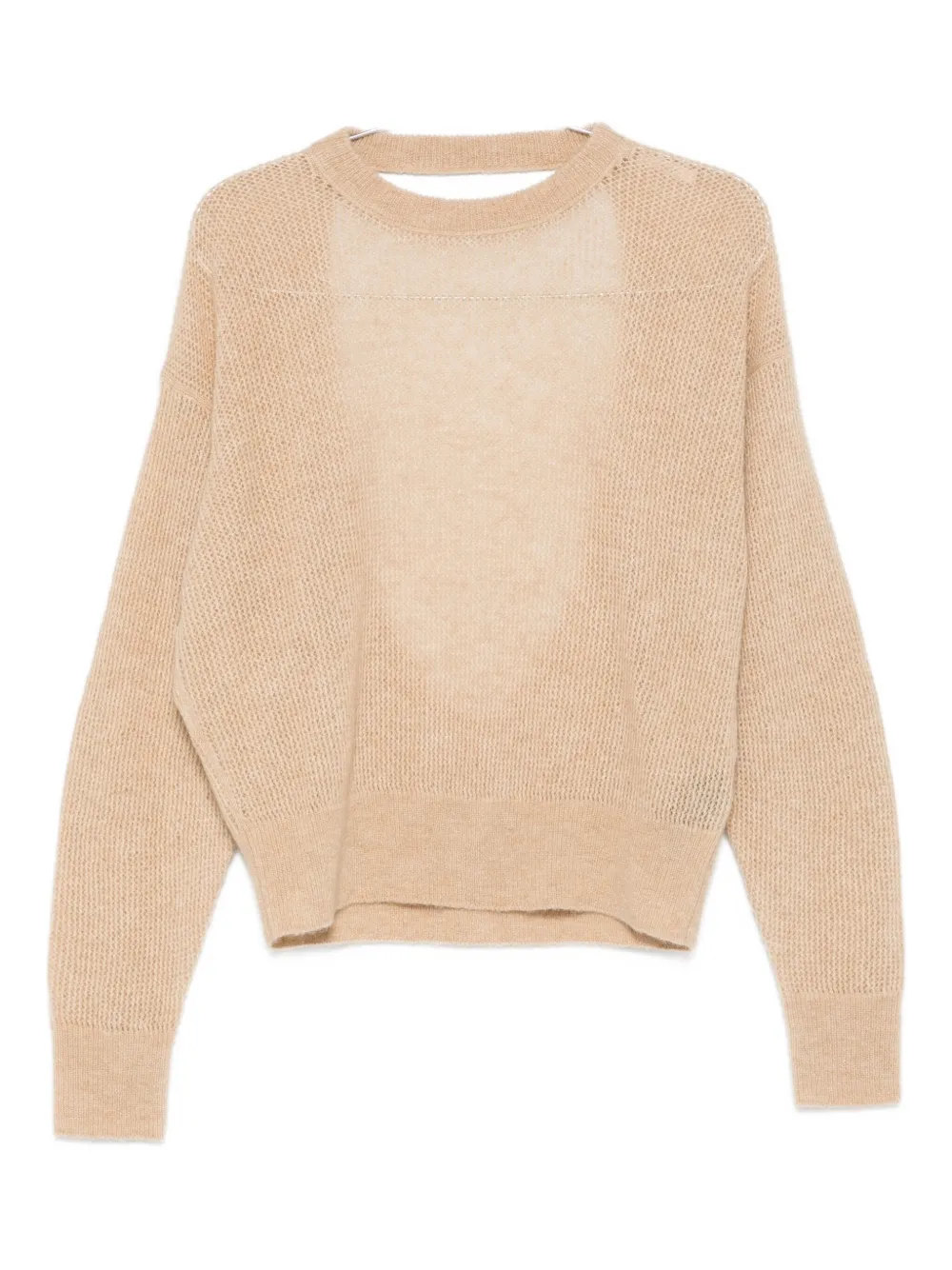 Haikure open-back sweater - ニュートラル Haikure open-back sweater - ニュートラル