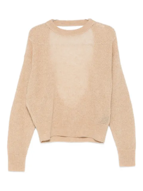 Haikure open-back sweater 