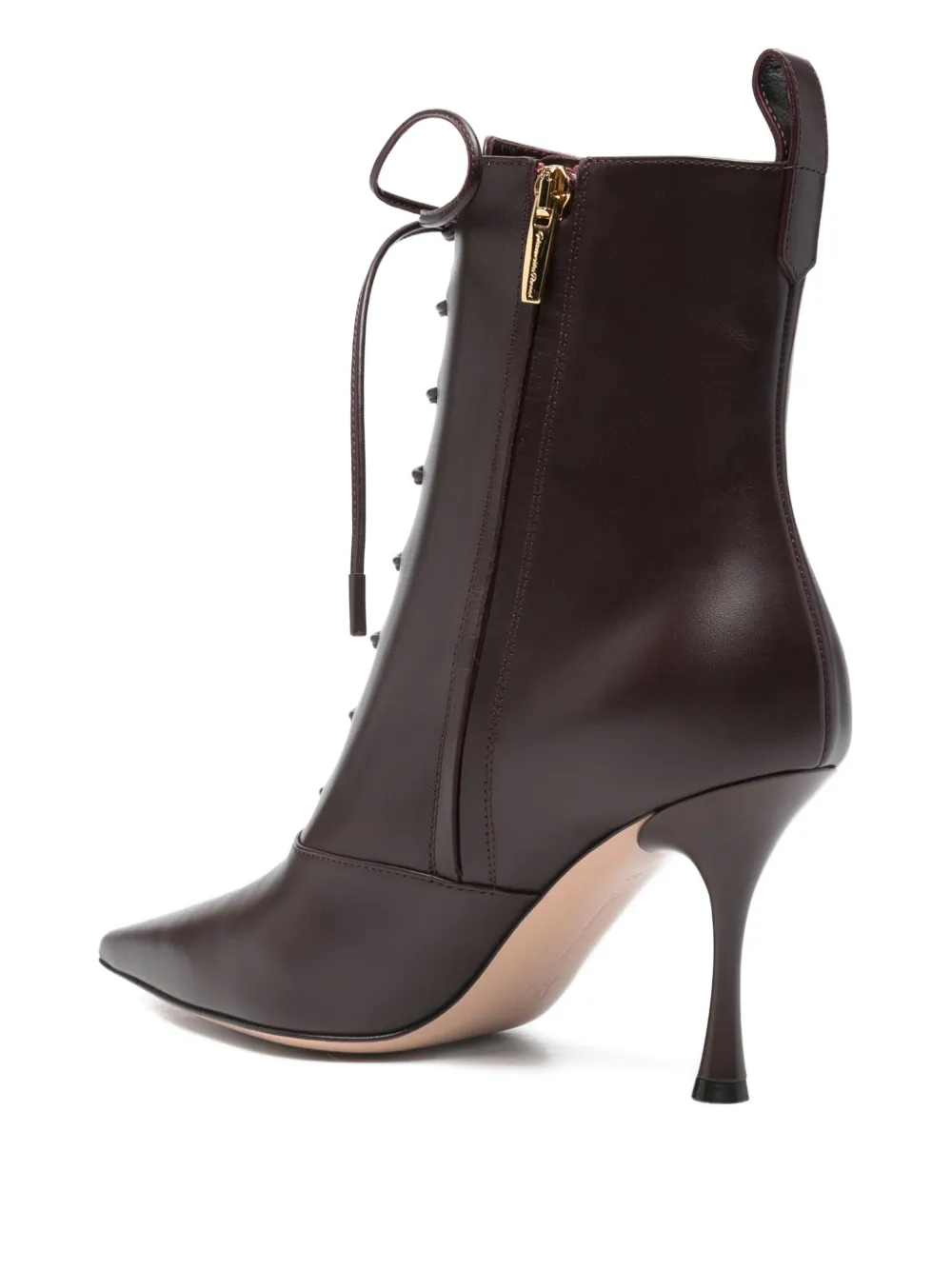 Gianvito Rossi Vitello 85mm laarzen Rood
