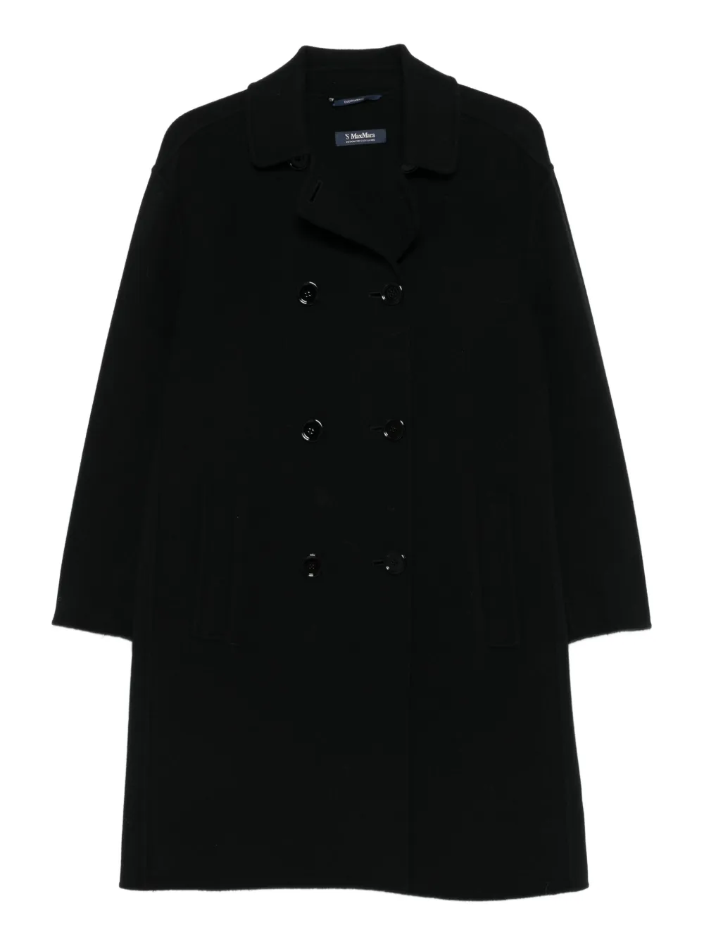 'S Max Mara wool double-breasted coat | Black | Image 1
