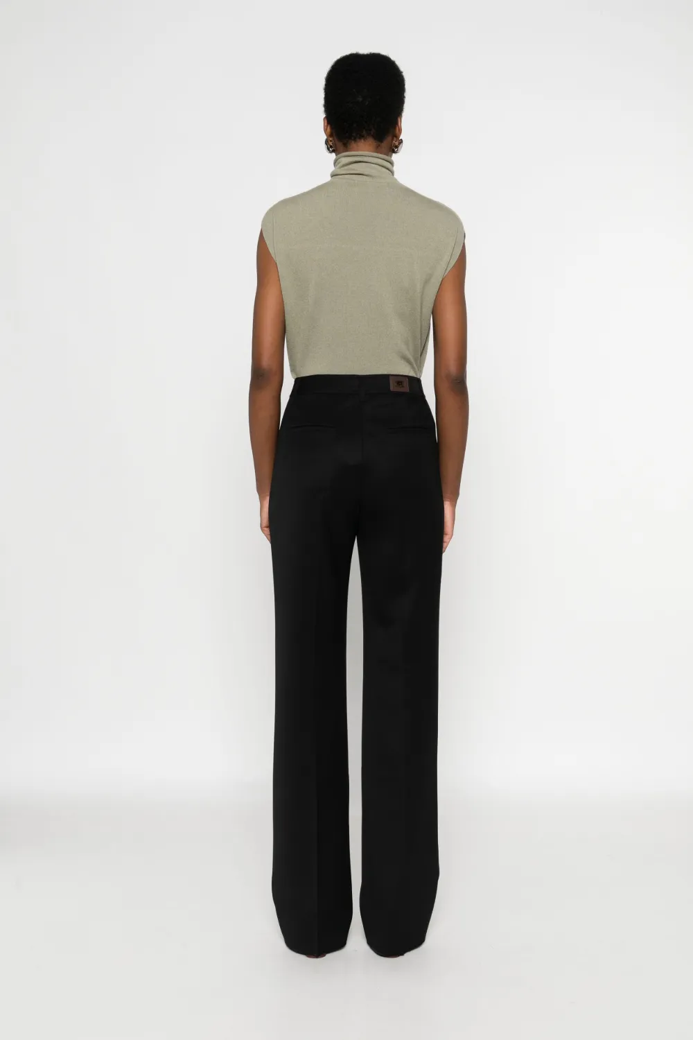 Max Mara Geplooide broek Zwart