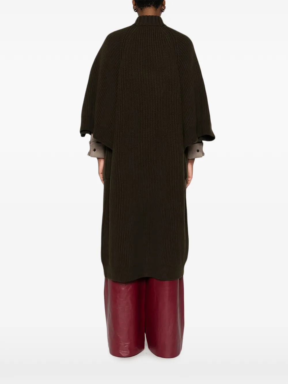 Max Mara Vestjas met cropped mouwen Groen